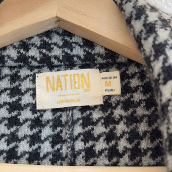 Nation LTD houndstooth wool soft blazer - Picture 5 of 7